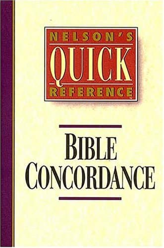 Book cover for Nelson's Quick Reference Bible Concordance (Nelson's Quick Reference Series) by Youngblood, Ronald F.