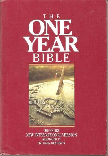 Book cover for The One Year Bible NIV by Tyndale
