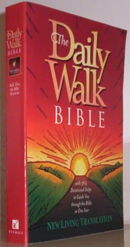 Book cover for The Daily Walk Bible (New Living Translation) by Tyndale