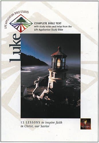 Book cover for Life Application Bible Studies: Luke: NLT1 (Life Application Bible Studies: NLT) by Tyndale
