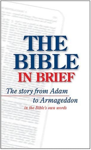 Book cover for The Bible in Brief by Miller, E. Theodore
