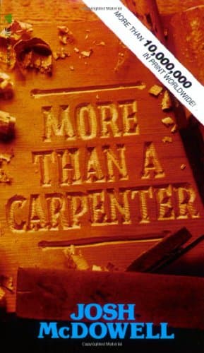 Book cover for More Than a Carpenter by Josh McDowell