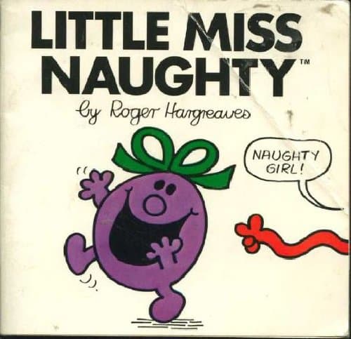 Book cover for Little Miss Naughty (Mr. Men and Little Miss) by Roger Hargreaves