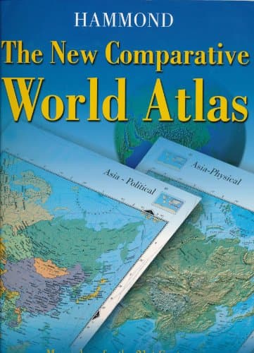 Book cover for The New Comparative World Atlas by Hammond