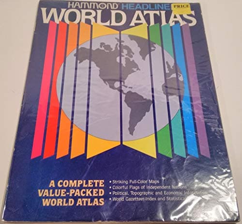 Book cover for Hammond Headline World Atlas by Hammond Inc