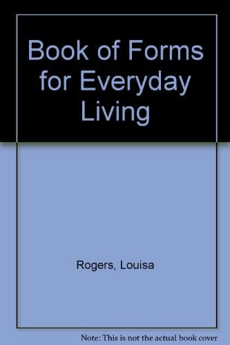 Book cover for Book of Forms for Everyday Living by Unknown