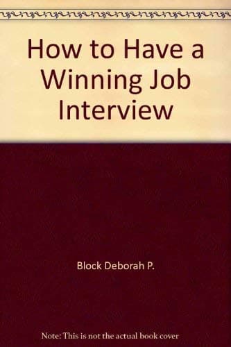Book cover for How to Have a Winning Job Interview by Bloch, Deborah Perlmutter