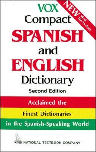 Book cover for Vox Compact Spanish and English Dictionary by Vox