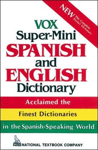 Book cover for Vox Super-Mini Spanish and English Dictionary by Vox