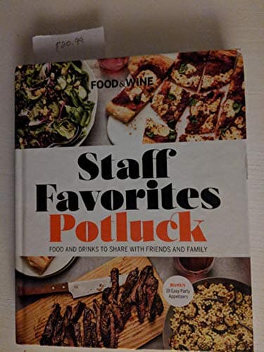 Book cover for Staff Favorites Potluck by Food & Wine
