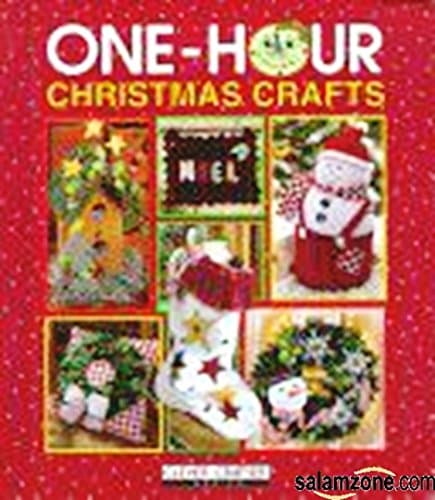 Book cover for One-Hour Christmas Crafts (Clever Crafter Series) by Leisure Arts, Inc.