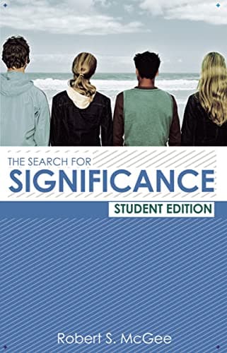 Book cover for The Search for Significance Student Edition by McGee, Robert