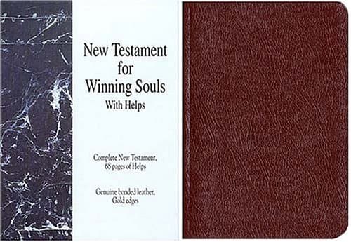 Book cover for New Testament for Winning Souls: Burgundy King James Version by Countryman, Jack