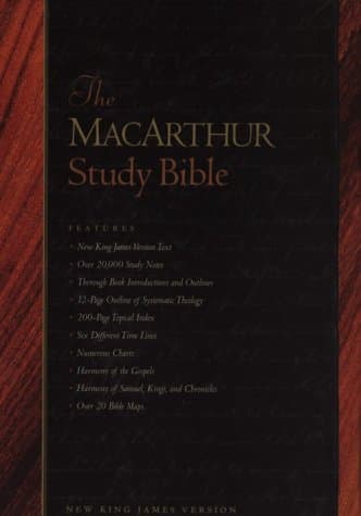 Book cover for The Macarthur Study Bible New King James Version by MacArthur, John
