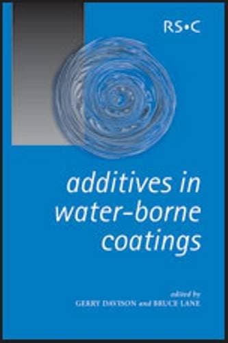 Book cover for ADDITIVES WATER-BASED COATING (Special Publications) by D.R. Karsa