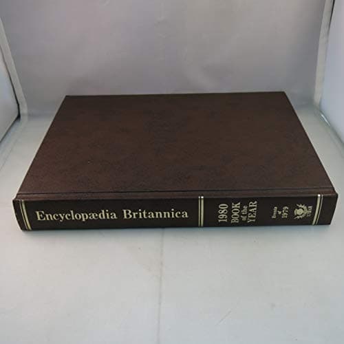 Book cover for Britannica Book of the Year 1980 by Daume, Daphne; Davis, J.E. Editors