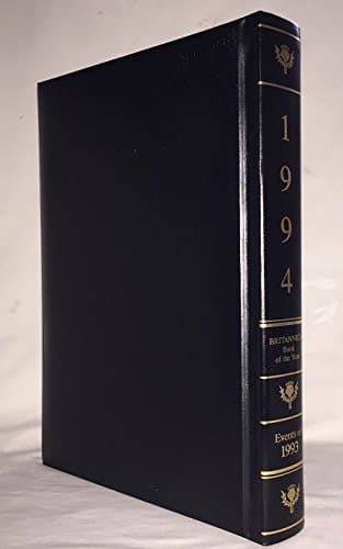 Book cover for Britannica Book of the Year 1994 by unknown author
