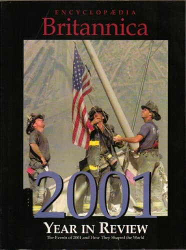 Book cover for Britannica 2001: The Year in Review by Encyclopedia Britannica