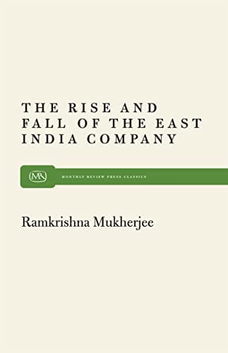 Book cover for Rise and Fall East India by Mukherjee, Roopali