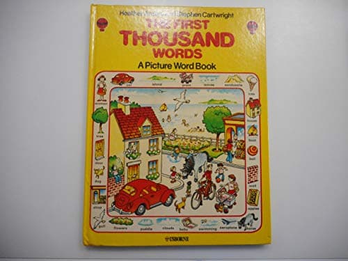 Book cover for The First Thousand Words: A Picture Word Book by Amery, Heather