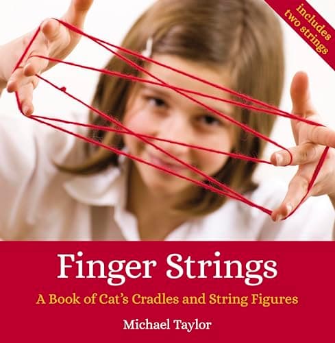 Book cover for Finger Strings: A Book of Cat's Cradles and String Figures by Taylor, Michael