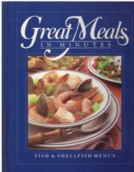 Book cover for Fish and Shellfish Menus (Great Meals in Minutes) by Time-Life Books Editors