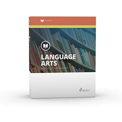 Book cover for Lifepac Gold Language Arts Grade 9 Boxed Set by Publications, Alpha Omega