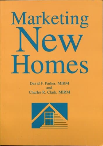 Book cover for Marketing New Homes by Parker, David F.
