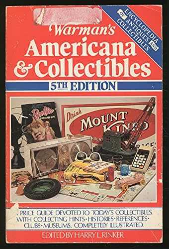 Book cover for Warman's Americana & Collectibles, Fifth Edition by Rinker, Edited By Harry L.