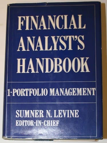 Book cover for Financial analyst's handbook by Sumner N Levine
