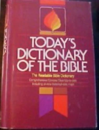 Book cover for Today's Dictionary of the Bible by Bryant, T. A.