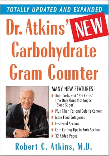 Book cover for Dr. Atkins' New Carbohydrate Gram Counter by Atkins  M.D., Robert C.