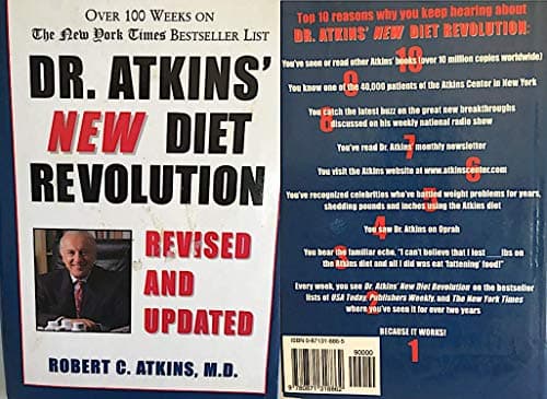 Book cover for Dr. Atkins' New Diet Revolution by Atkins, Robert C.
