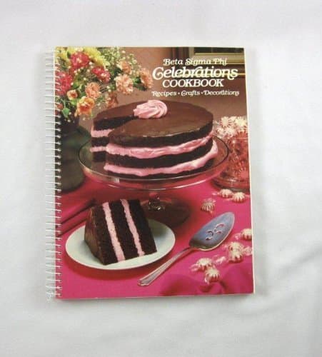 Book cover for Beta Sigma Phi Celebrations Cookbook by Mary Jane Blount