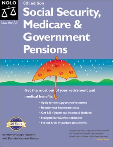 Book cover for Social Security, Medicare & Government Pensions : By Joseph L. Matthews With Dorothy Matthews Berman (Social Security, Medicare and Government pension by J. L. Matthews