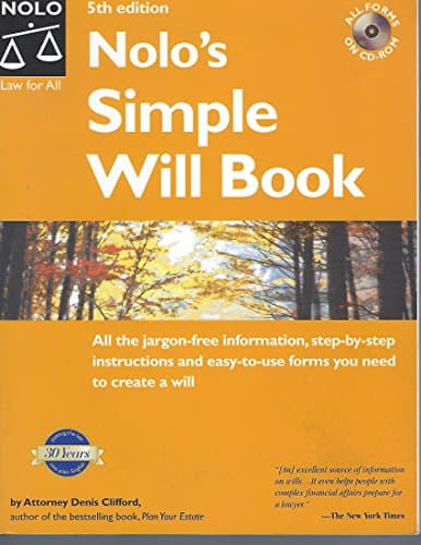 Nolo's Simple Will Book