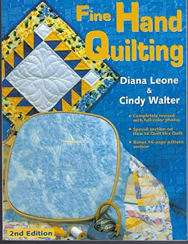 Book cover for Fine Hand Quilting by Leone, Diana