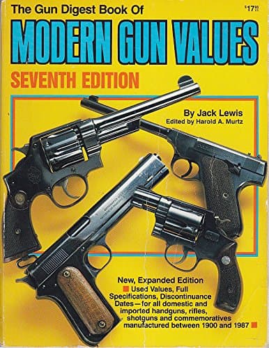 Book cover for The Gun digest book of modern gun values by Lewis, Jack P