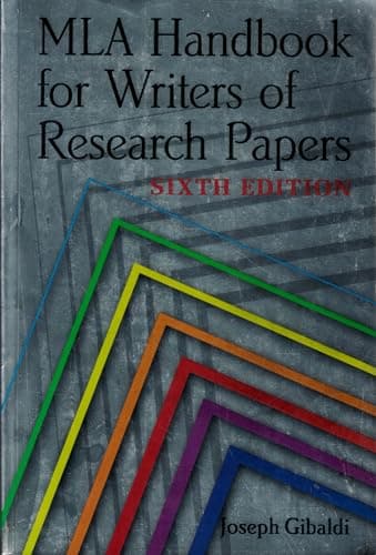 Book cover for MLA Handbook for Writers of Research Papers by Gibaldi, Joseph