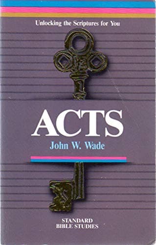 Book cover for Acts (Standard Bible Studies) by Wade, John William