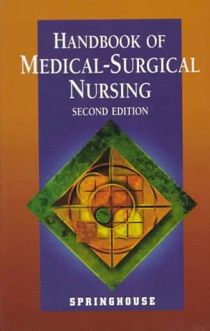 Book cover for Handbook of Medical-Surgical Nursing by Springhouse Corp