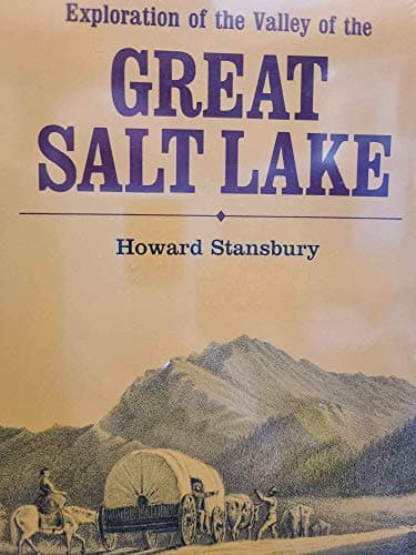 Book cover for EXPLORATION OF SALT LAKE PB (Exploring the American West) by STANSBURY HOWARD