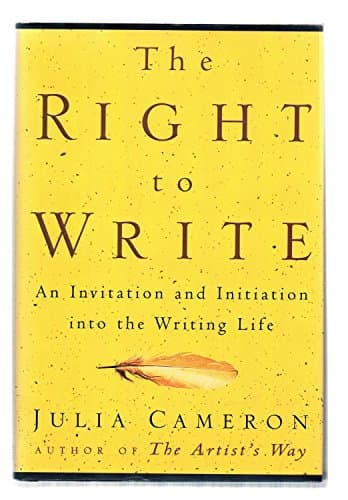 Book cover for The Right to Write by Cameron, Julia
