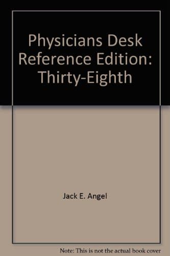 Book cover for Physicians Desk Reference by economics-books-medical