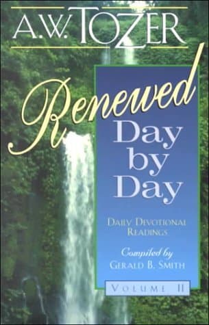 Book cover for Renewed Day by Day: A Daily Devotional by Tozer, A. W.