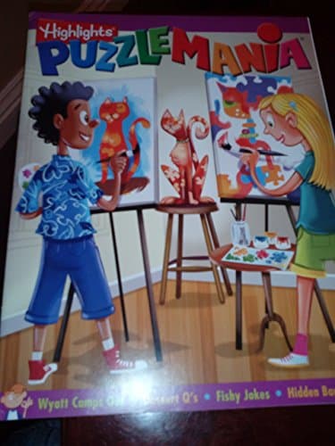 Book cover for Highlights Puzzlemania (Paperback, 2010) by -