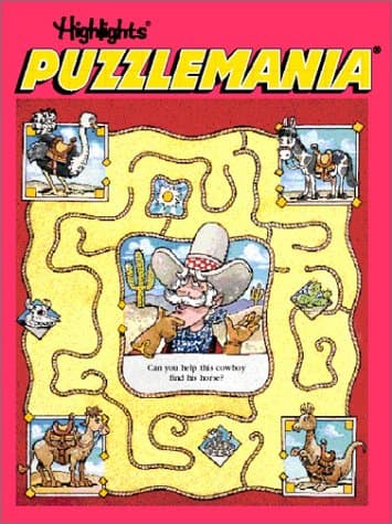Book cover for Puzzlemania Book 3 by Children, Highlights for