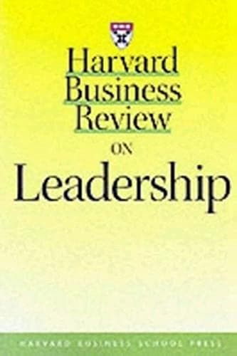 Book cover for Harvard Business Review on Leadership (Harvard Business Review Paperback Series) by Harvard Business School Press