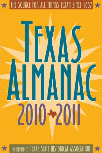Book cover for Texas Almanac 2010-2011: 65th edition by Alvarez, Ms. Elizabeth Cruce