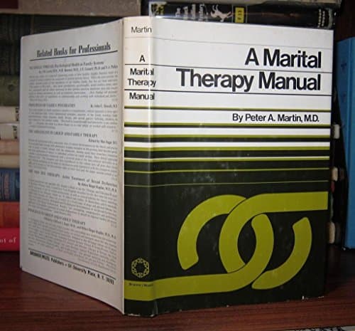 Book cover for A Marital Therapy Manual by Martin, Peter A.